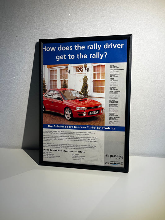 Rare Original 90s Subaru Advert