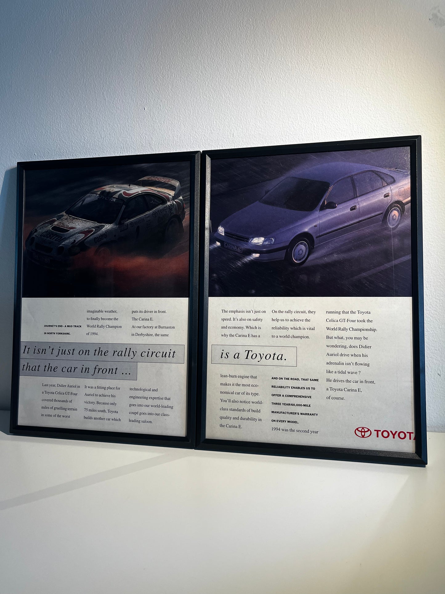 Rare Original 90s Toyota Celica GT Advert
