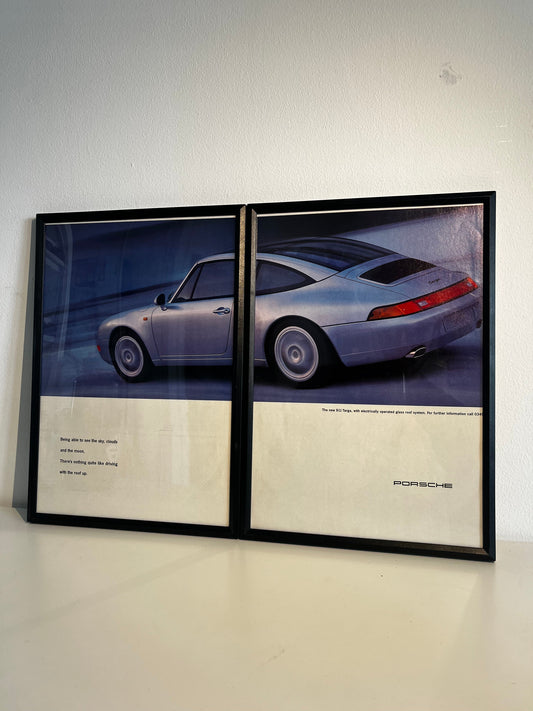 Original Porsche 911 Targa Advert - 1990s