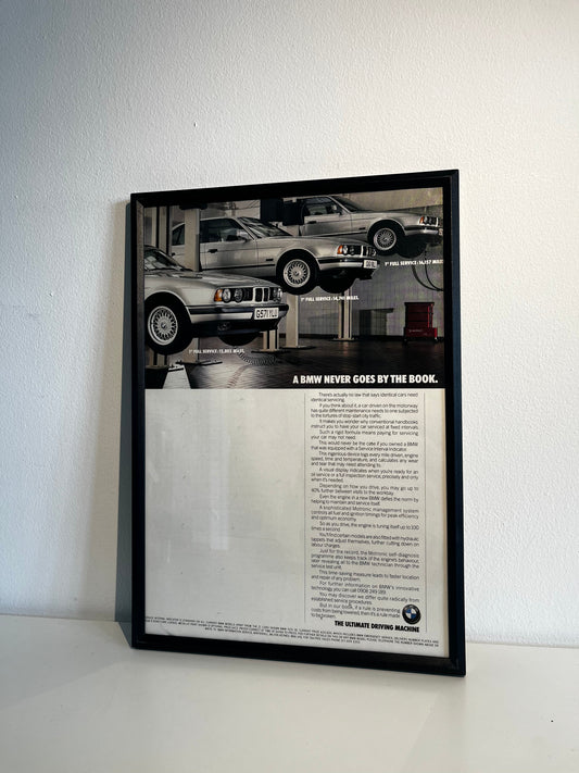 Original BMW 5 series E34 service advert - 1992