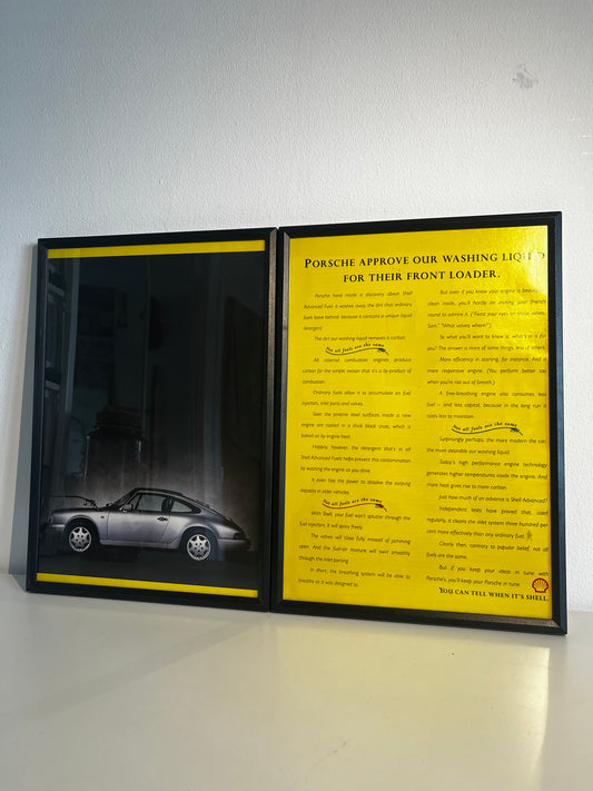 Original 90s Porsche 911 Advert