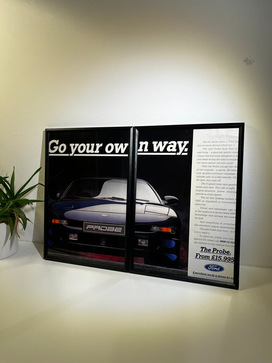Rare Original 90s Ford Probe 90s Advert
