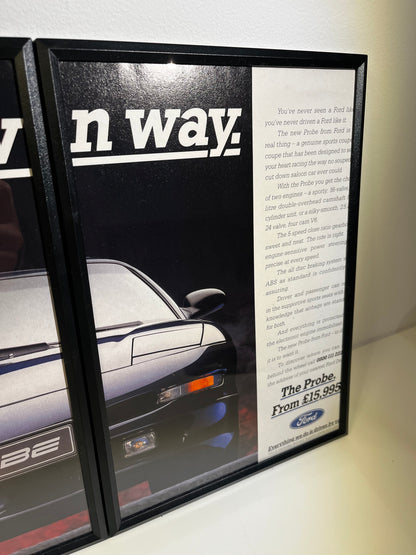 Rare Original 90s Ford Probe 90s Advert