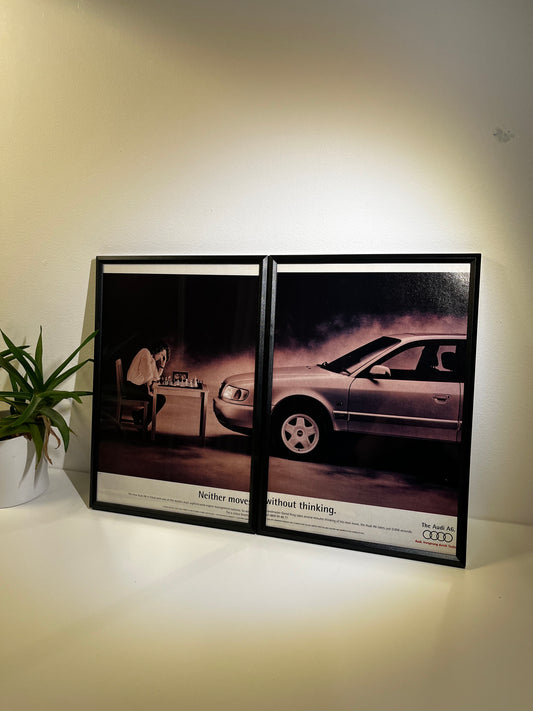 Rare Original 90s Audi A3 Advert Poster