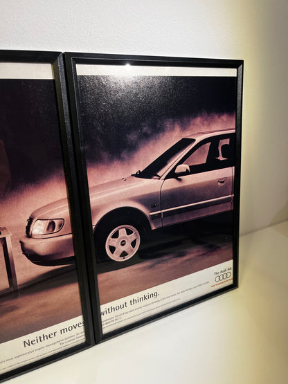 Rare Original 90s Audi A3 Advert Poster