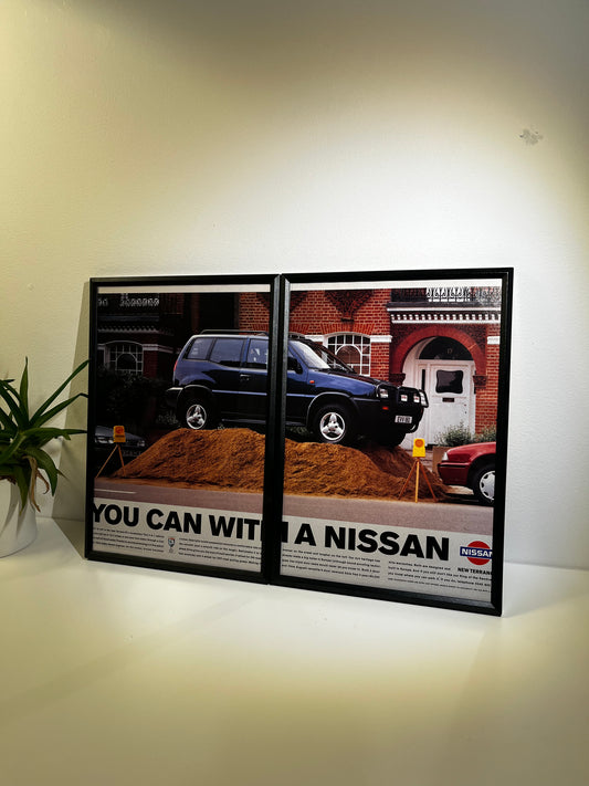 Rare Original 90s Nissan Terrano II Advert Poster